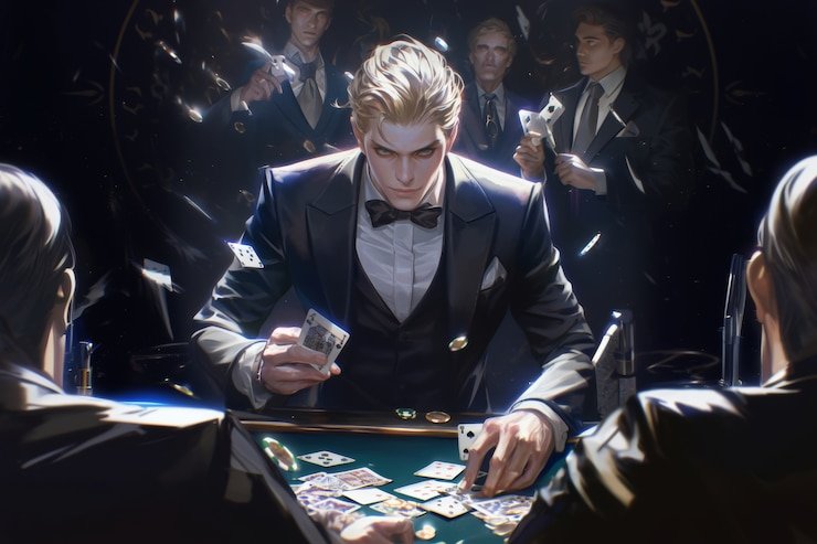 Antarmuka aplikasi mobile abcslot88 menampilkan meja blackjack live dan opsi setoran DANA